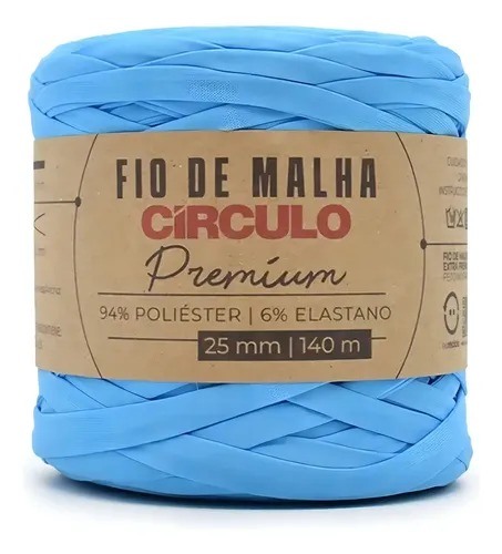 FIO DE MALHA CIRCULO PREMIUM 25MM